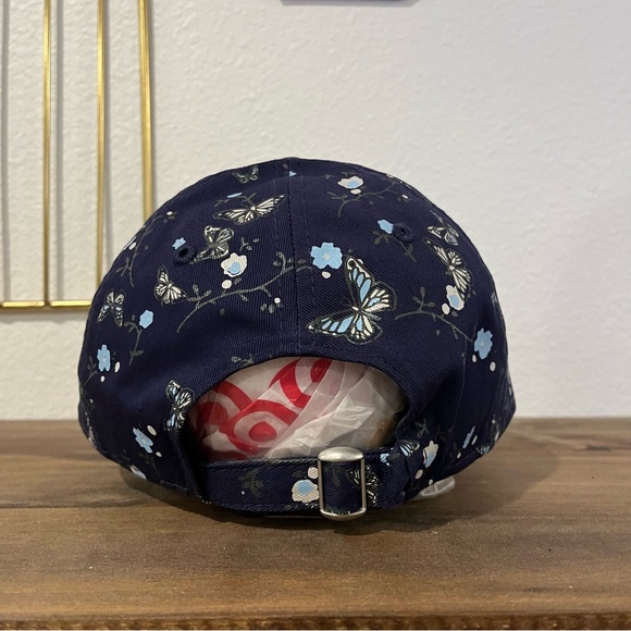 Tampa Bay Devil Rays Hat Cap Women Butterfly Flowers Blue Strapback 9Twenty NEW - Picture 5 of 5
